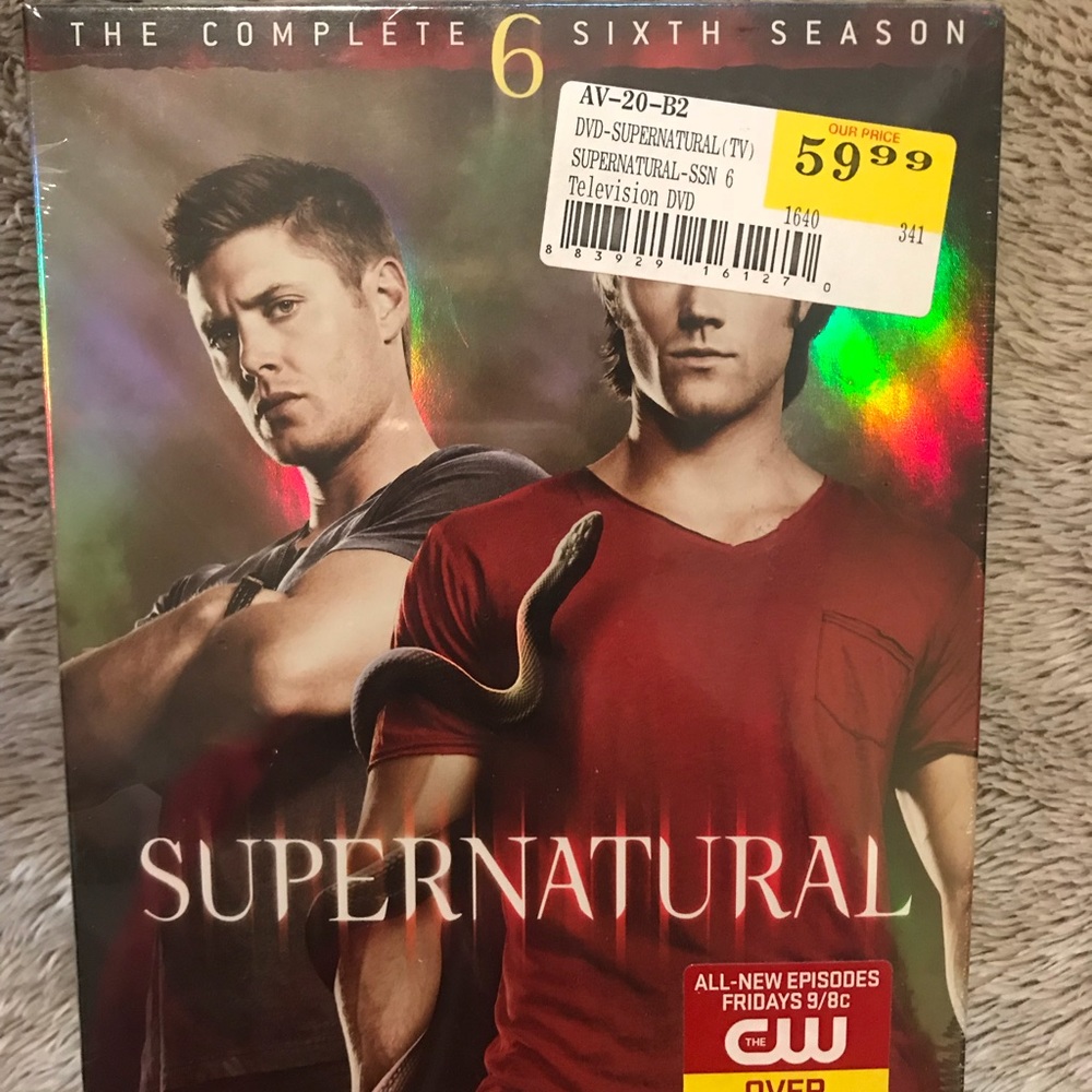 Supernatural 6th season dvd set